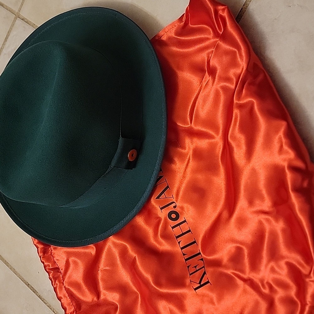 KEITH & JAMES NEW FEDORA GREEN XL